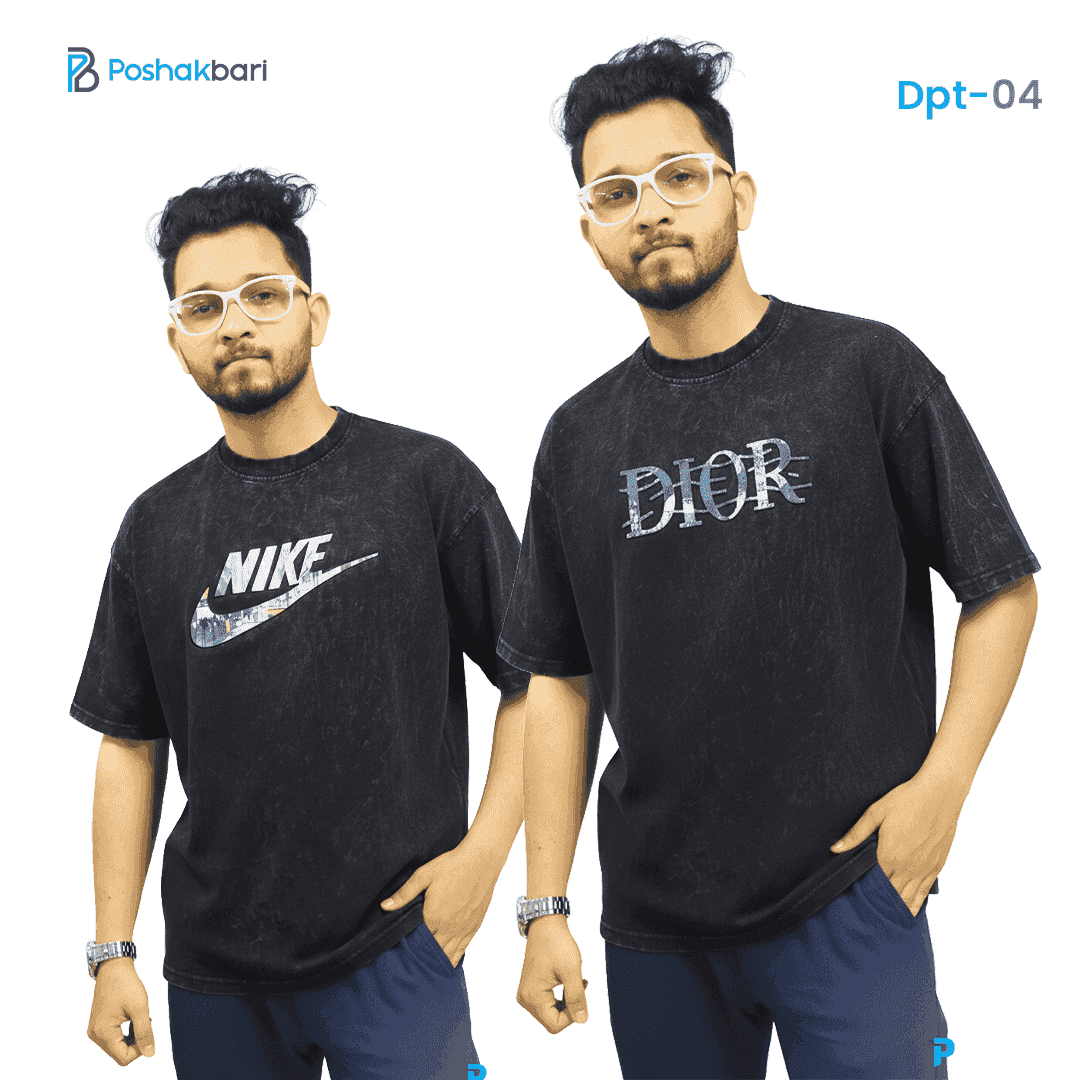 Dropshoulder combo 04 Acid Wash Drop Shoulder Dior Combo - Image 1