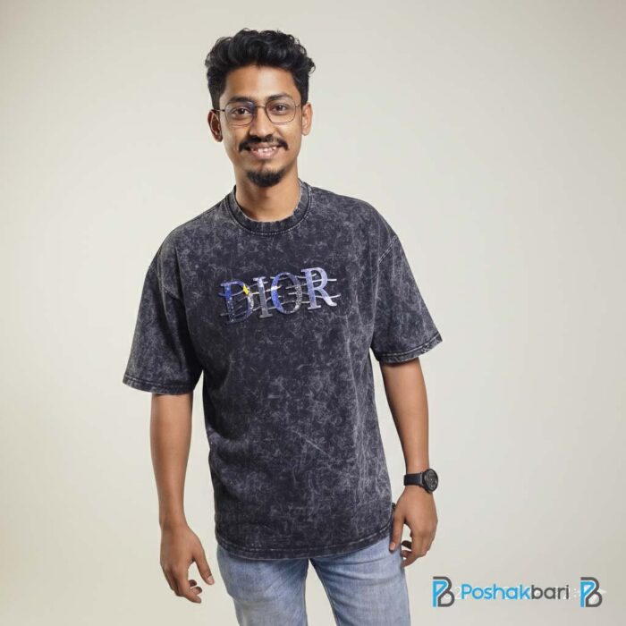 Dior Drop Shoulder T Shirt Dior Drop Shoulder T Shirt